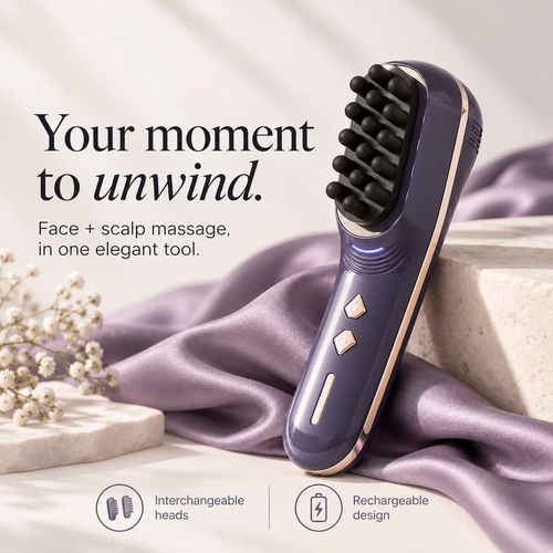 Alyova™ RejuvaPulse Face + Scalp Massager