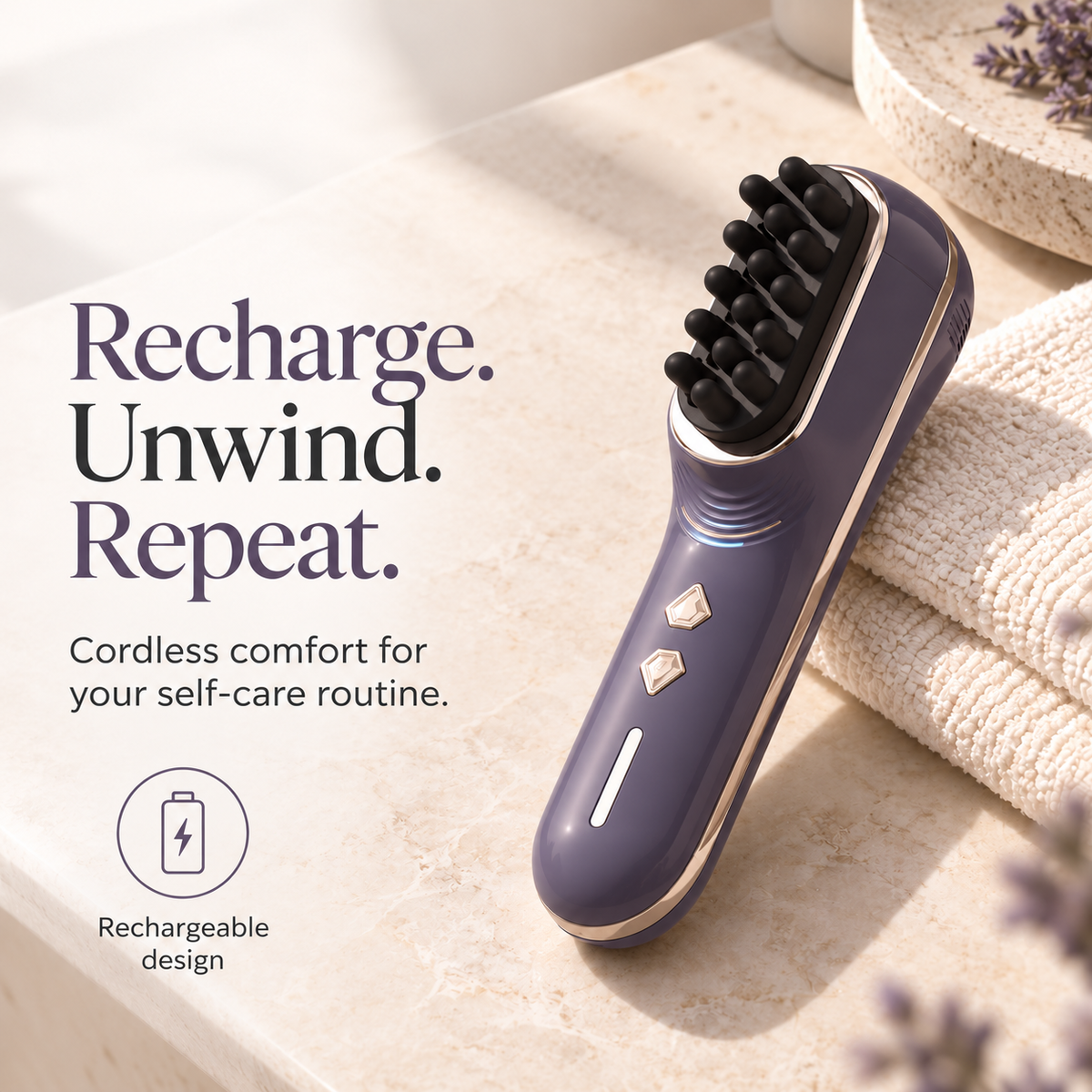 Alyova™ RejuvaPulse Face + Scalp Massager